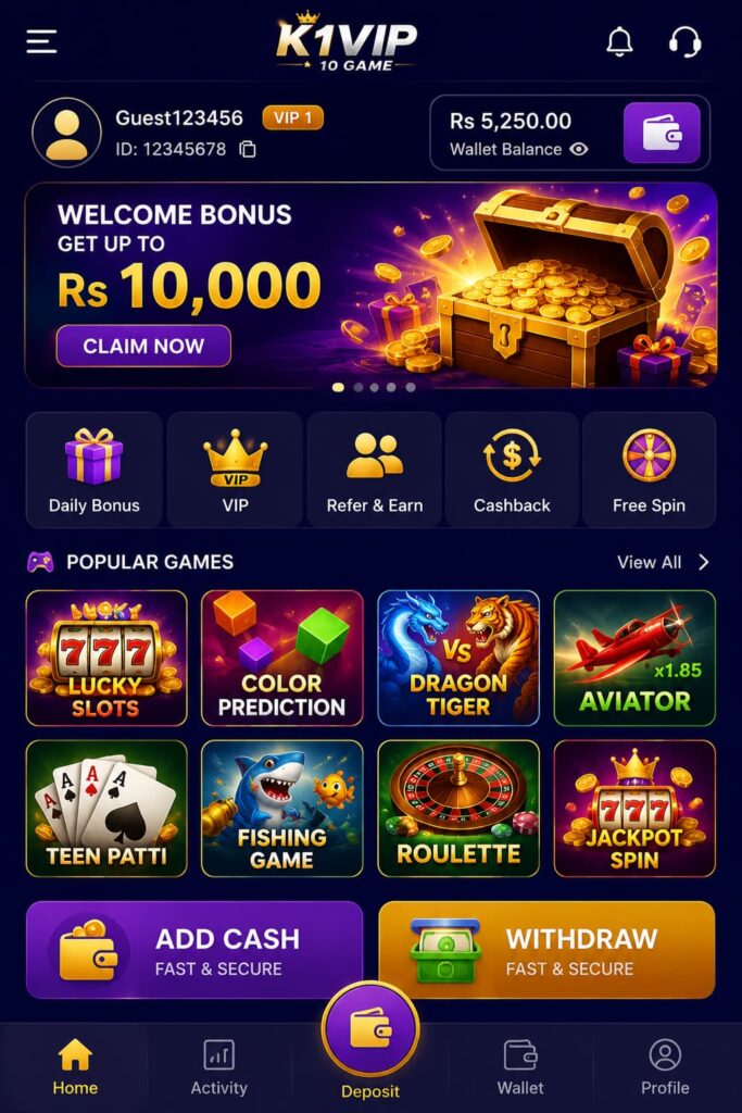 k1vip 10 game